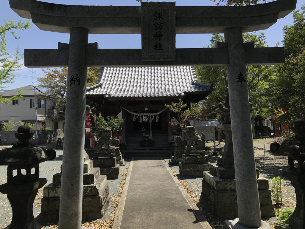 久留米の諏訪神社を訪ねました。不思議なご縁の連続
